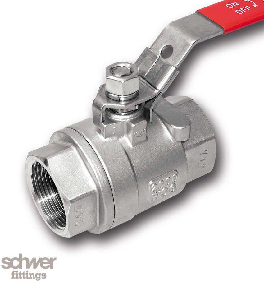 Two Piece Ball Valve 2000 psi