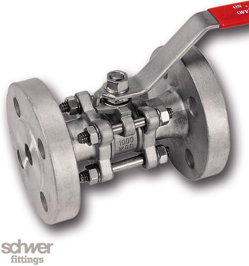 Three Piece Flanged Ball Valve