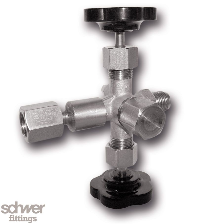 Gauge Double Shut Off Valve