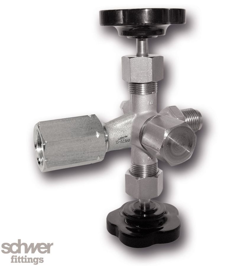 Gauge Double Shut Off Valve