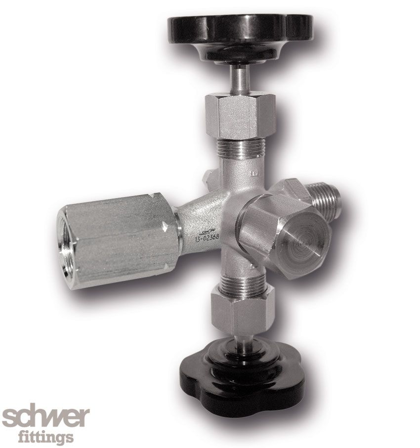 Gauge Double Shut Off Valve