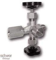 Gauge Double Shut Off Valve