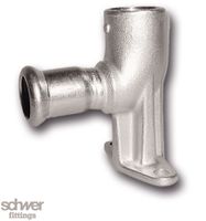 90° Female Elbow with Wall Plate