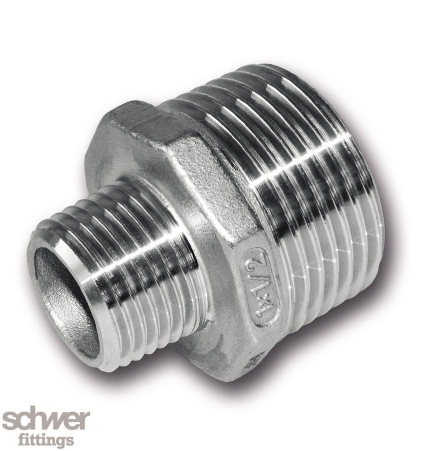 Hexagonal Reducing Nipple