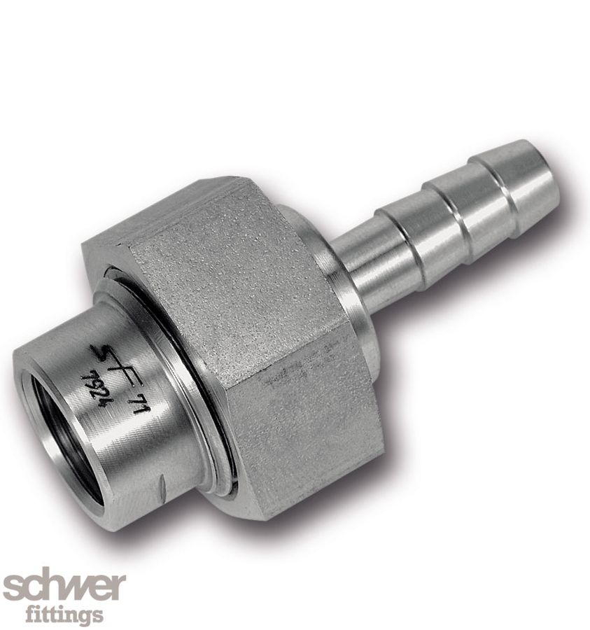 Union, inside thread - hose stem