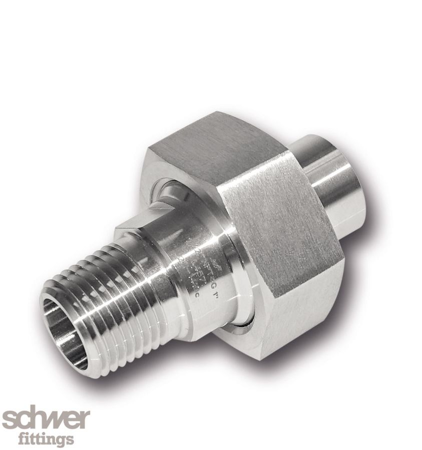 Union, outside thread-welding end