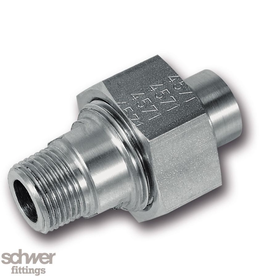 Union, outside thread - welding end