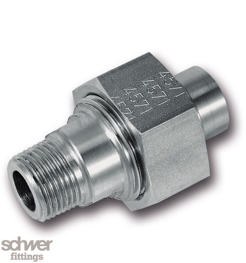 Union, outside thread - welding end