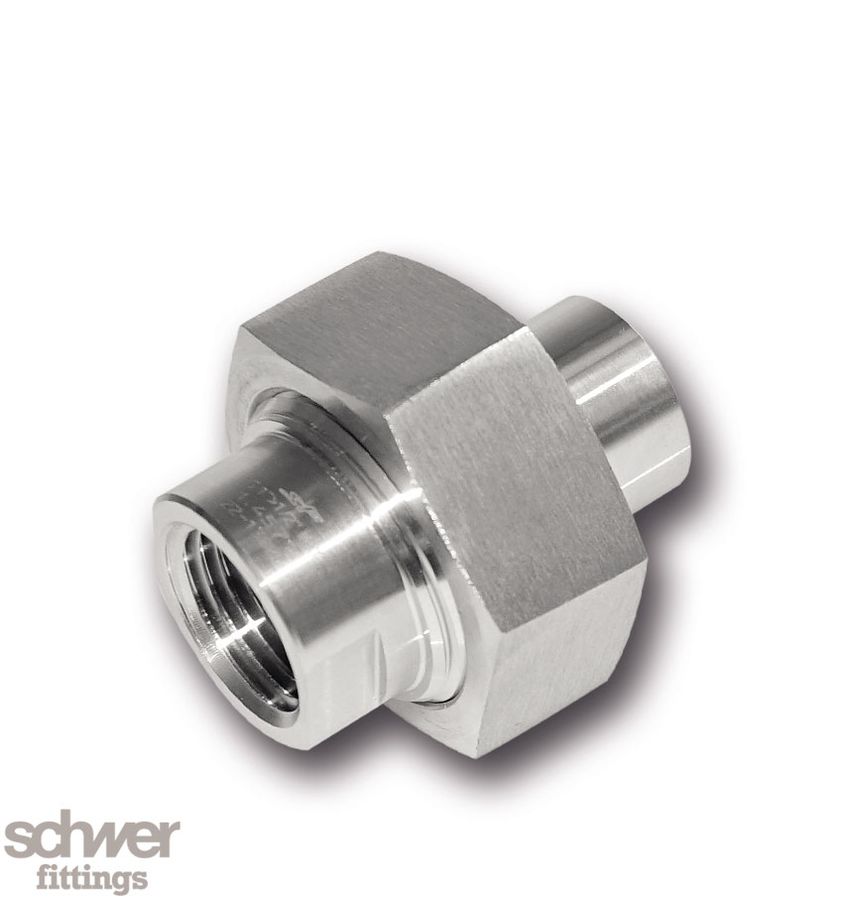 Union, inside thread-welding end