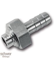 Union, welding end - hose stem