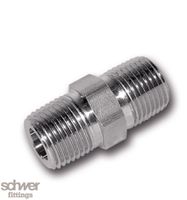 Hexagon Double Nipple