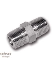 Hexagon Double Nipple