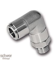 Male Stud Swivel Elbow