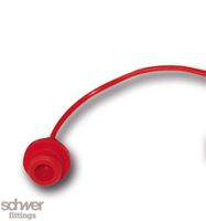 Dust Cap with Strap: for coupling