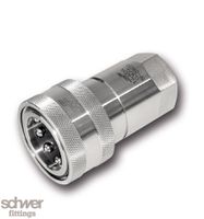 High Pressure Coupling, double shut-off: Coupling