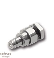 Valved plug, bulkhead