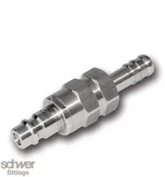 Valved plug, with Hose Connection