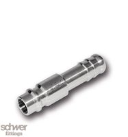 Unvalved plug, with Hose Connection