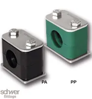 Pipe Clamp, light series, Complete