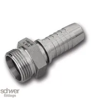 Hose Tail Metric Male CE 24°