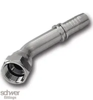 Hose Tail Swivel Female DKJ 45°