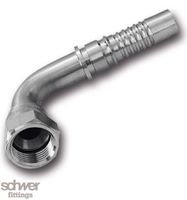 Interlock Hose Tail Swivel Female DKJ 90°