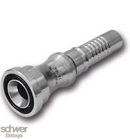 Interlock SAE Flange Hose Tail 3000 PSI