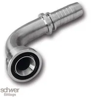 SAE Flange Hose Tail 90° 3000 PSI