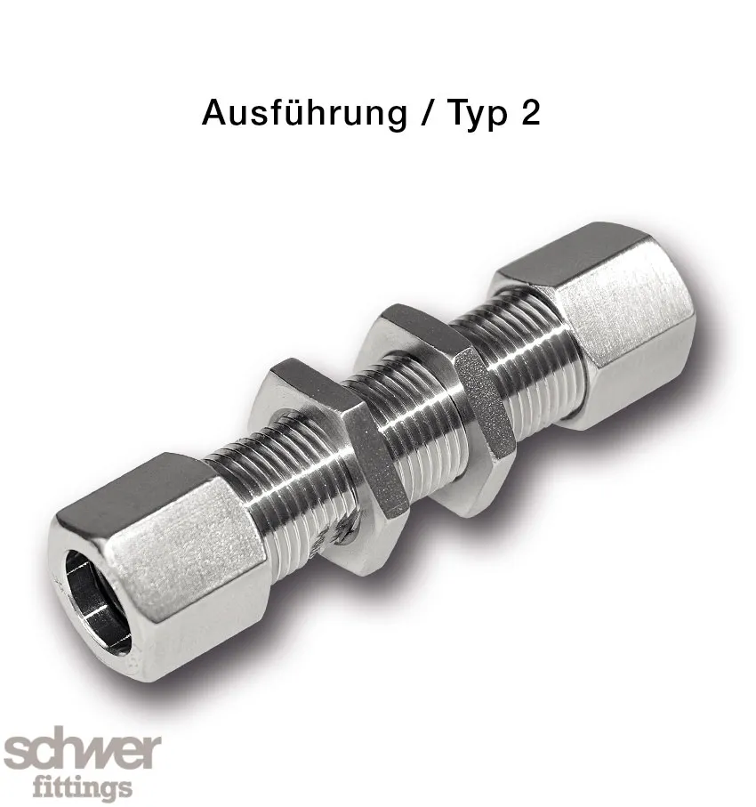 Straight Bulkhead Coupling