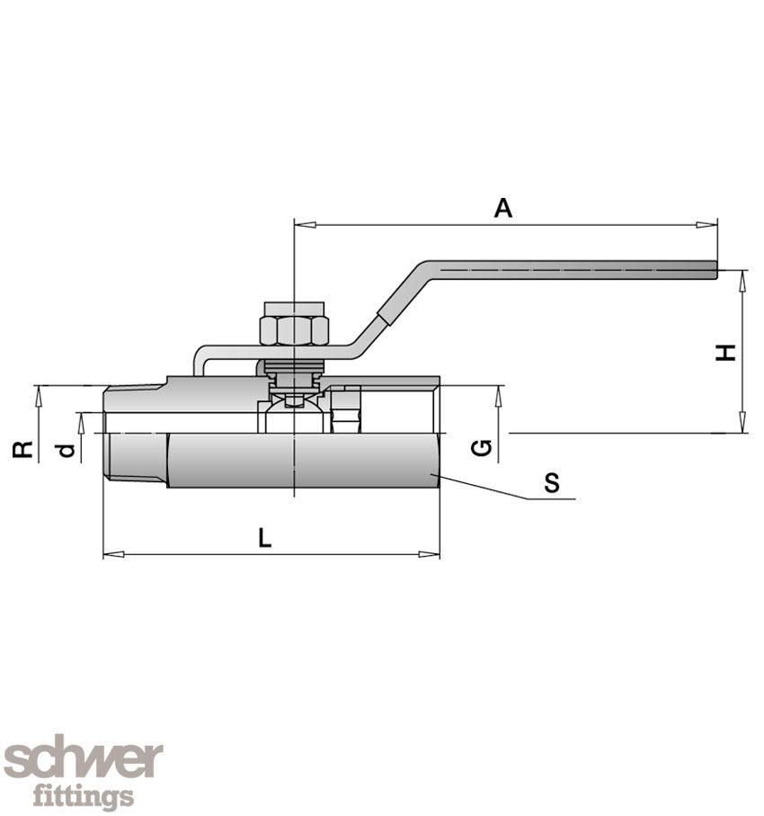 One Piece Ball Valve