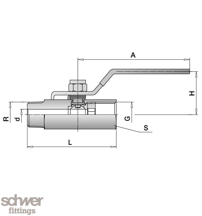 One Piece Ball Valve