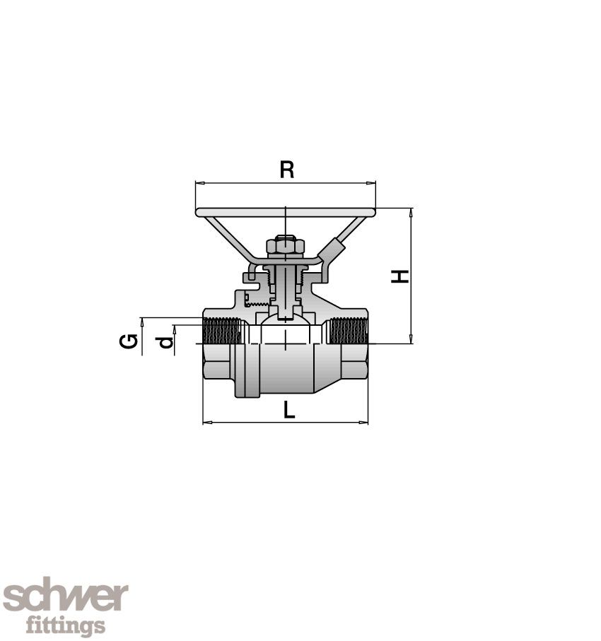 Two Piece Ball Valve