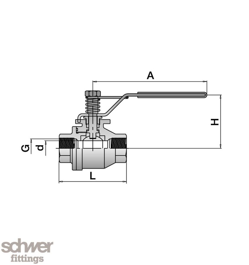 Two Piece Ball Valve
