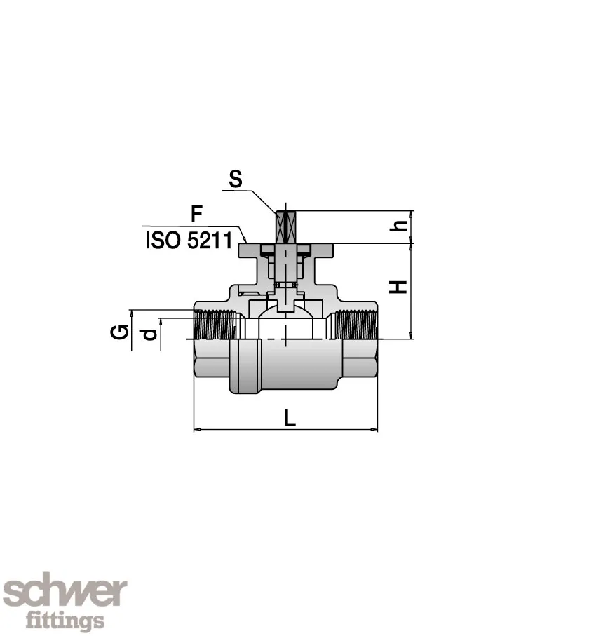 Two Piece Ball Valve