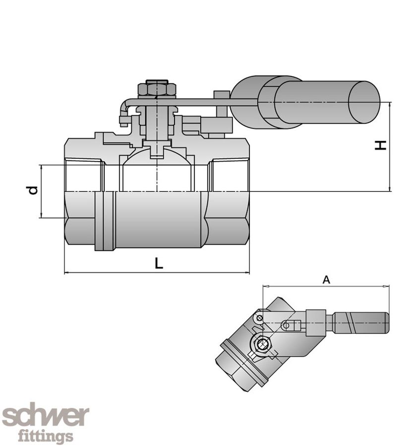 Two Piece Ball Valve