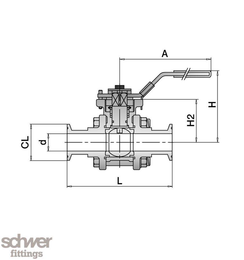 Three Piece Ball Valve