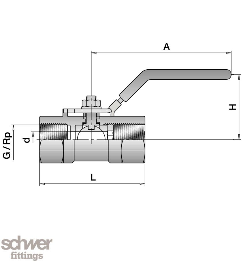 One Piece Ball Valve