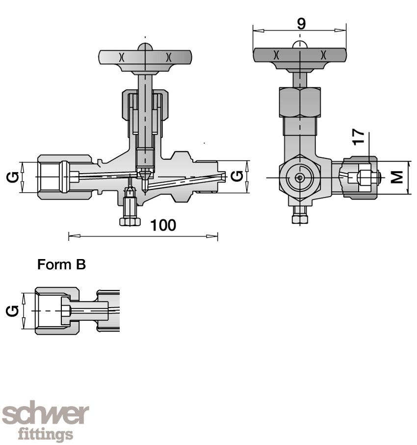 Gauge Shut Off Valve