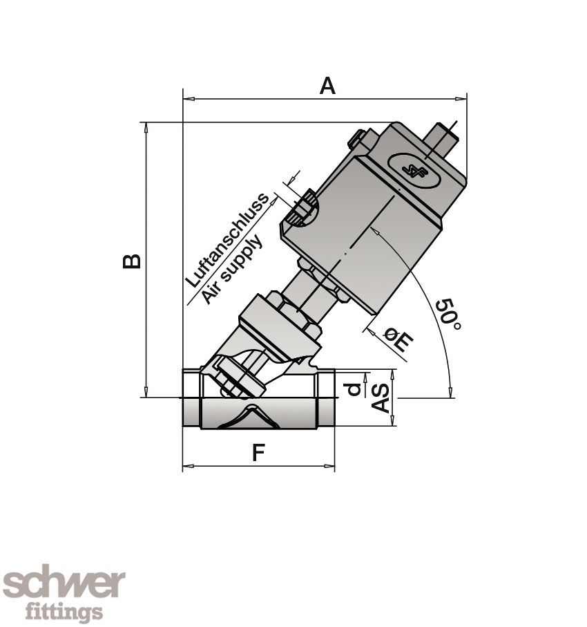 Shut Off Valves with Pneumatic Actuator