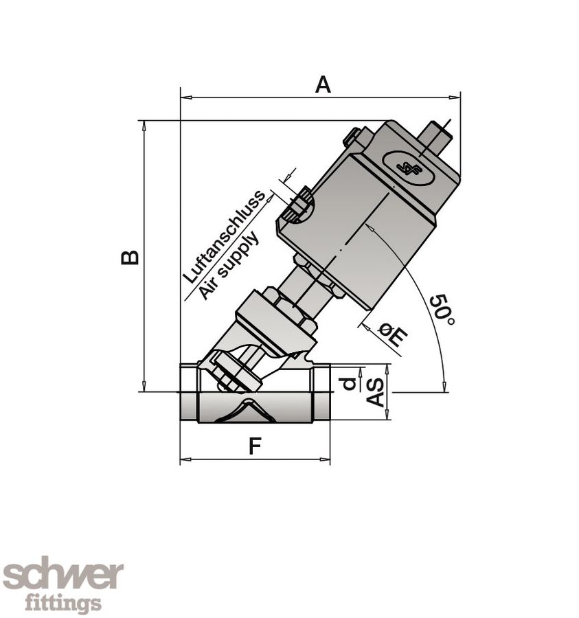 Shut Off Valves with Pneumatic Actuator