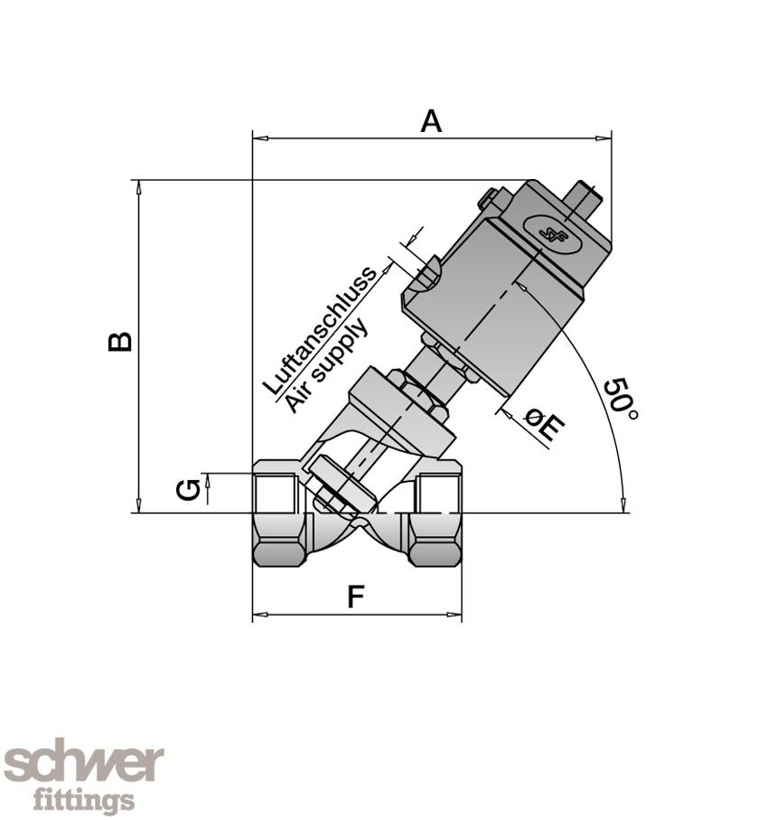 Shut Off Valves with Pneumatic Actuator
