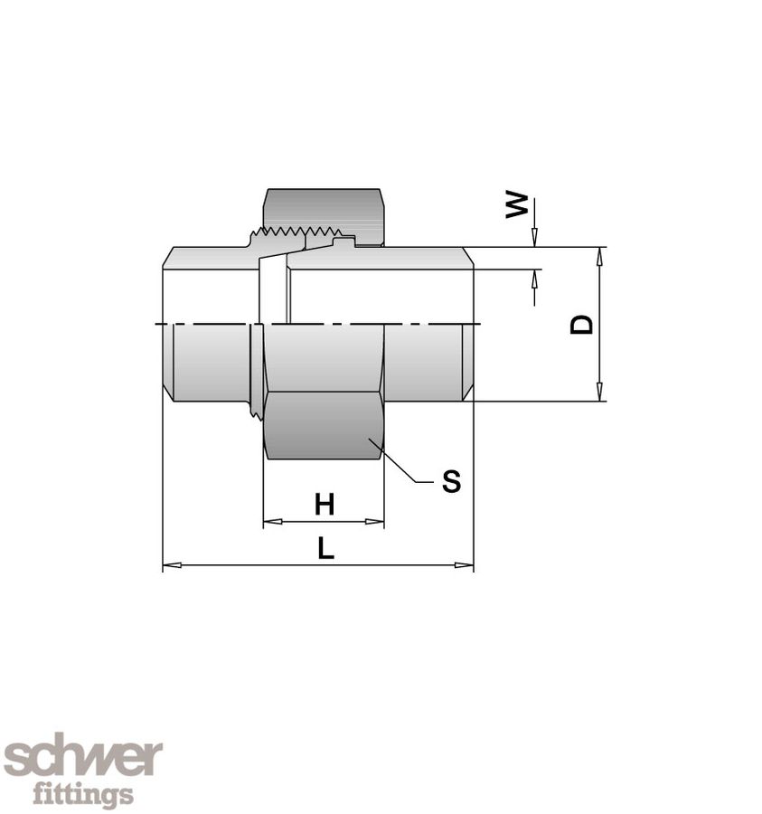 Coupling, with butt welding ends