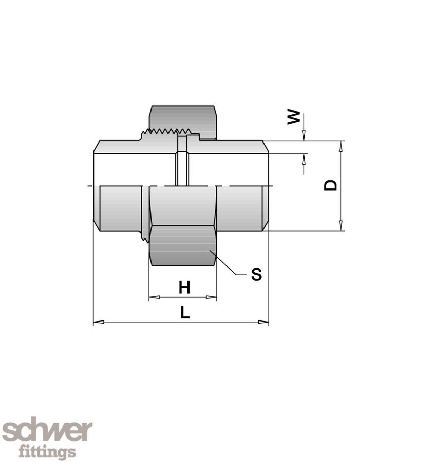 Coupling, with butt welding ends