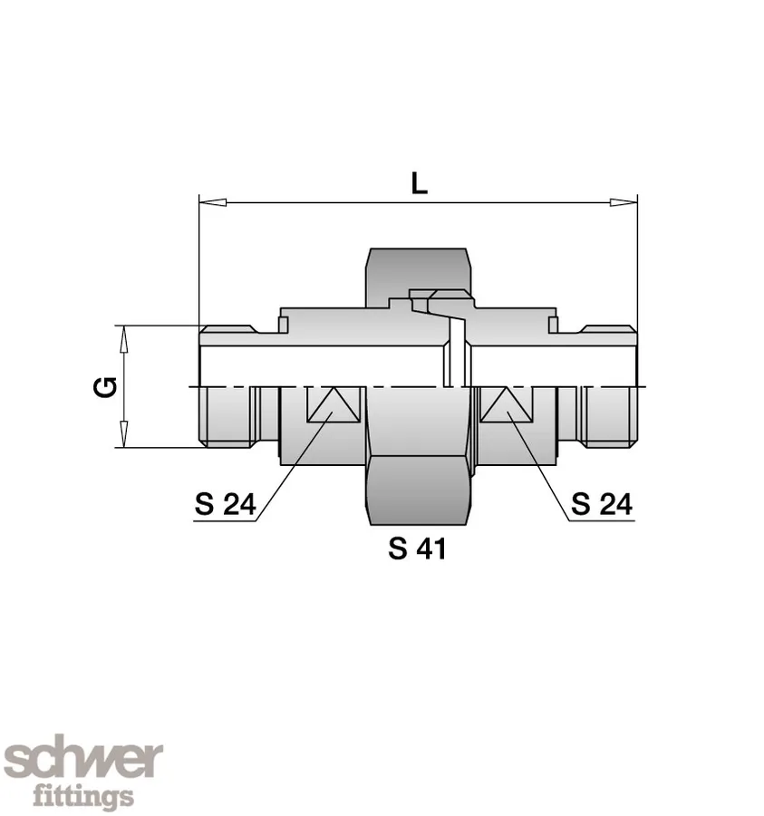 Union, both sides outside thread