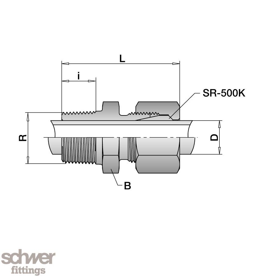 Straight Thermoelement Coupling