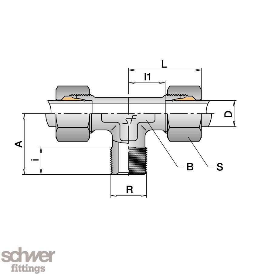 Male Stud Branch Tee