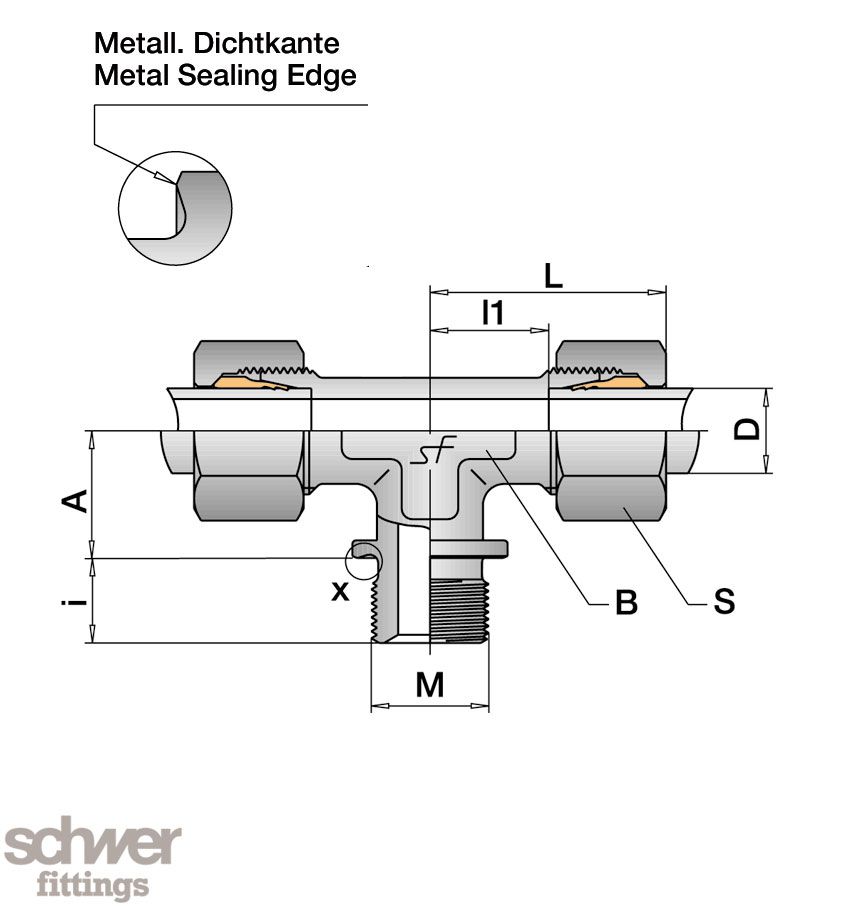 Male Stud Branch Tee