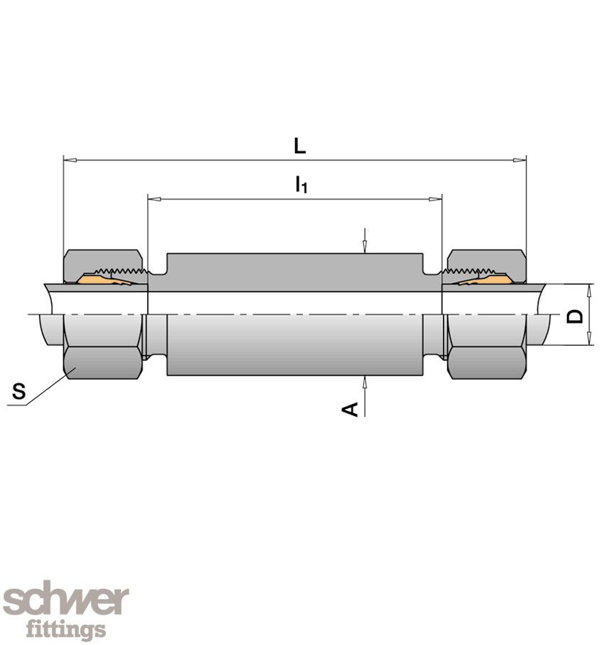 Weld Bulkhead Coupling