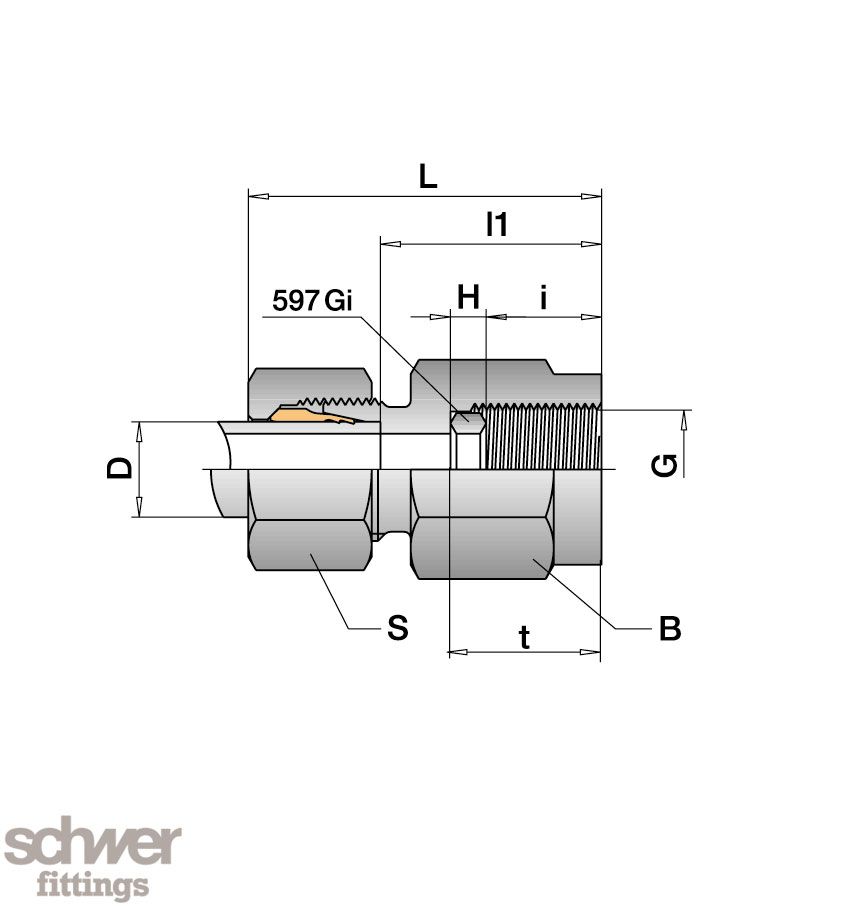 Pressure Gauge Connection Coupling