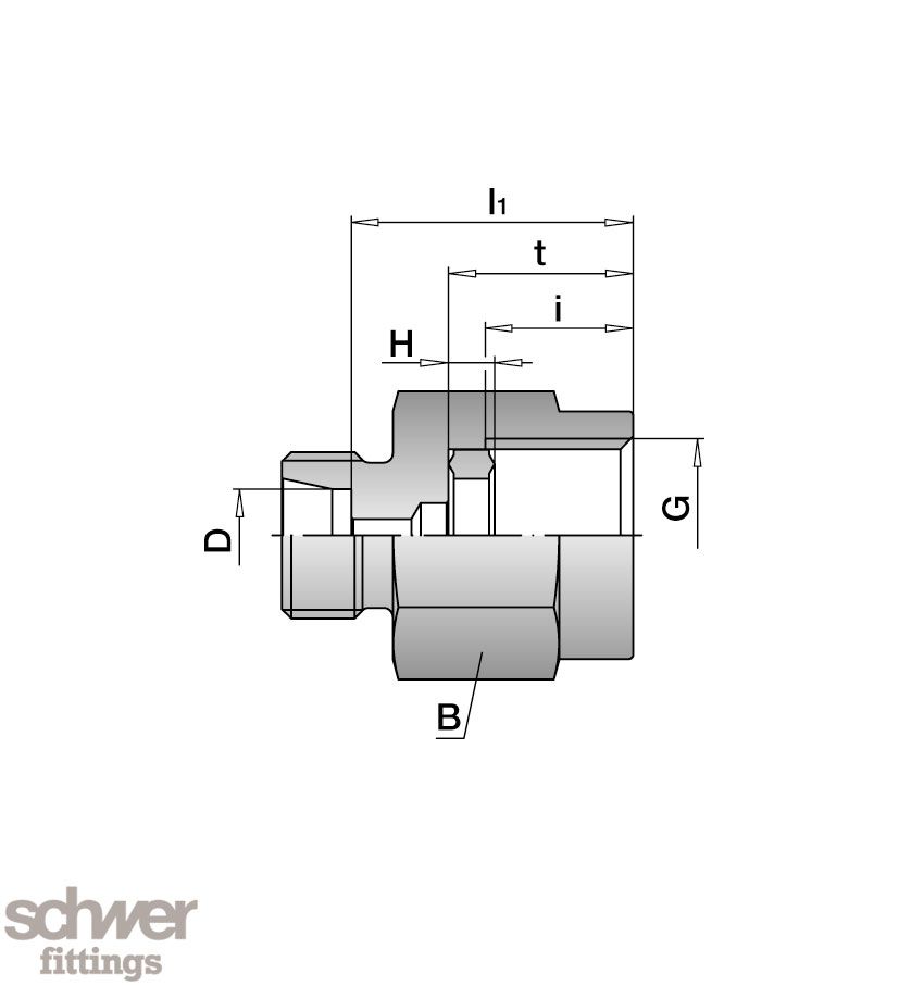Manometer-Aufschraubstutzen